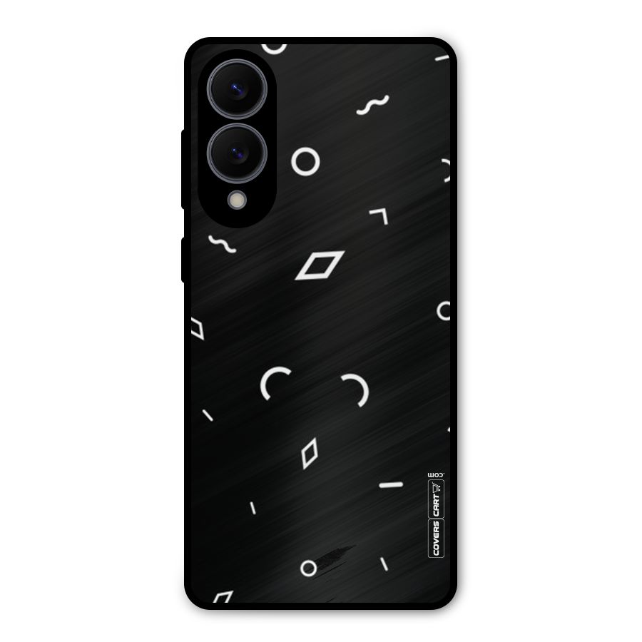 Minimal Shapes Metal Back Case for Galaxy S25 Edge