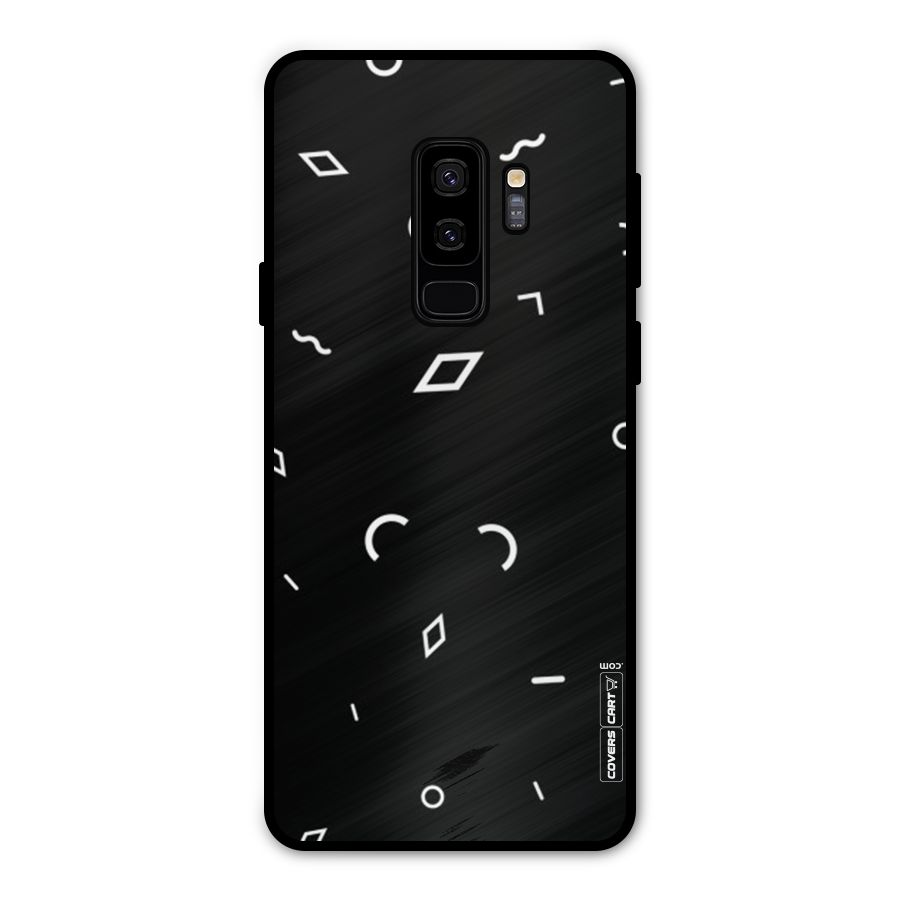 Minimal Shapes Metal Back Case for Galaxy S9 Plus