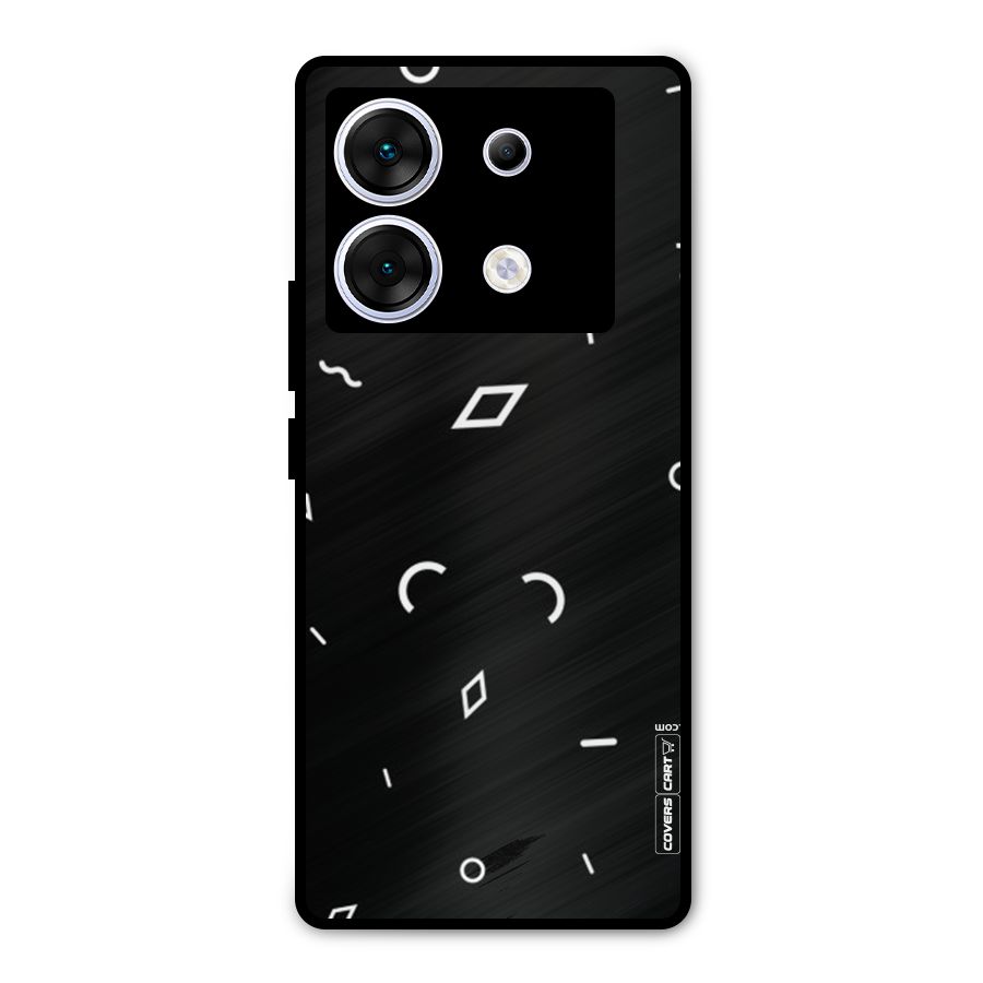 Minimal Shapes Metal Back Case for Infinix Zero 30 5G