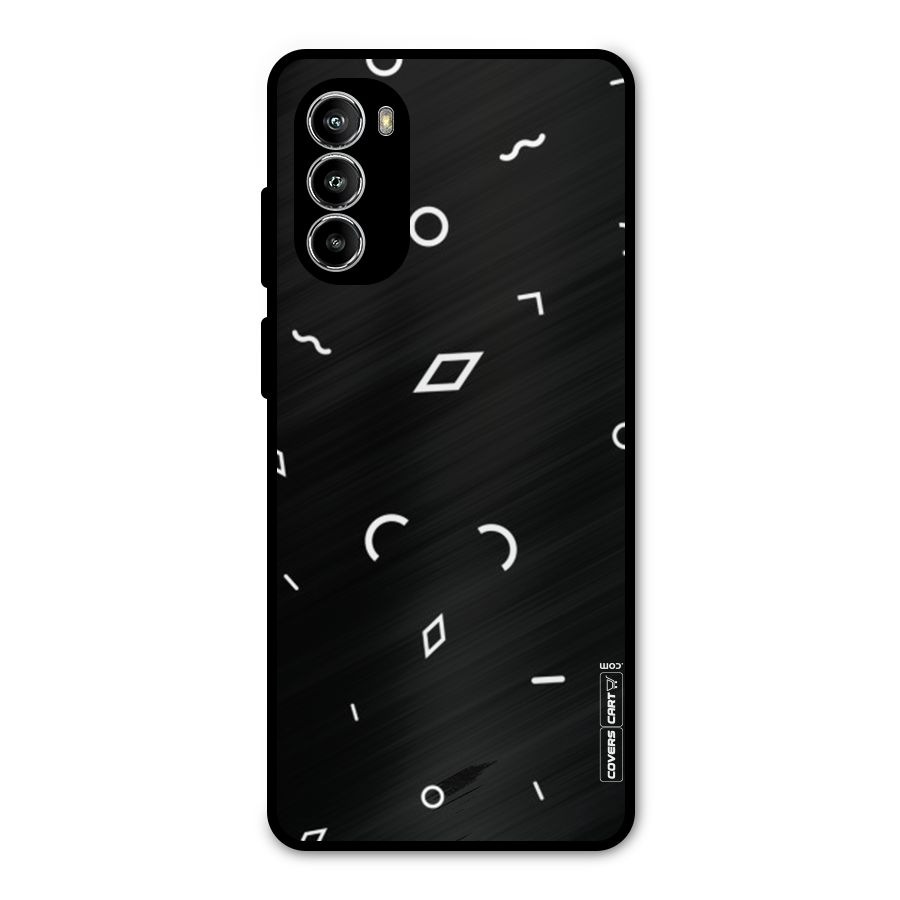 Minimal Shapes Metal Back Case for Moto G52