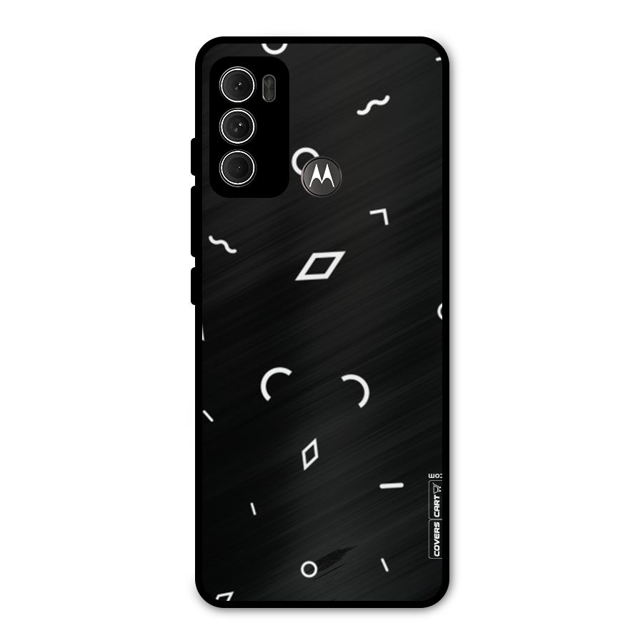 Minimal Shapes Metal Back Case for Moto G60