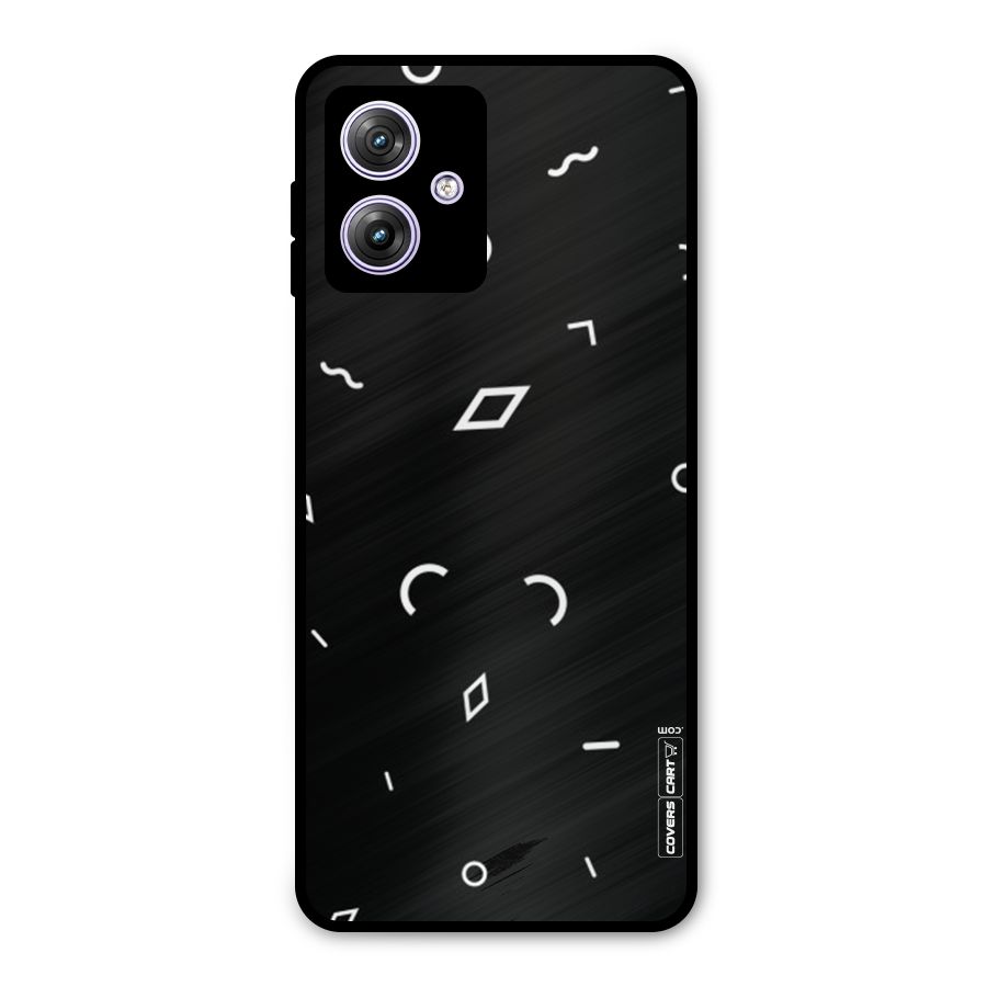Minimal Shapes Metal Back Case for Moto G64