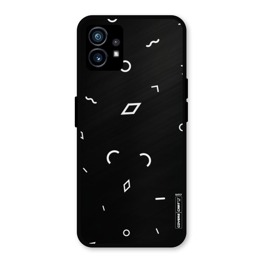 Minimal Shapes Metal Back Case for Nothing Phone 1