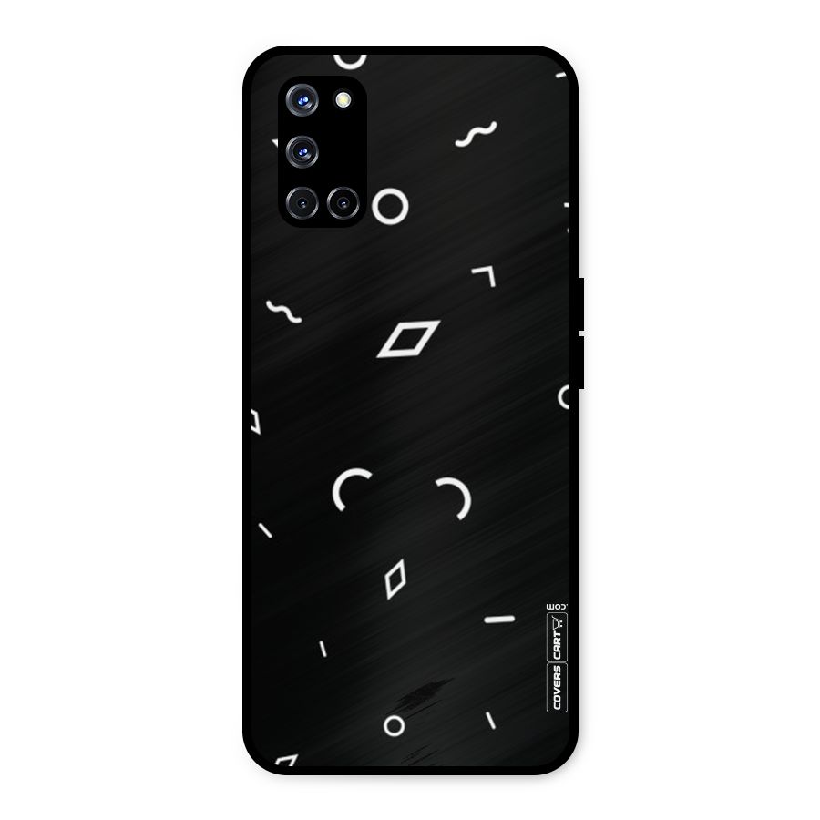 Minimal Shapes Metal Back Case for Oppo A52
