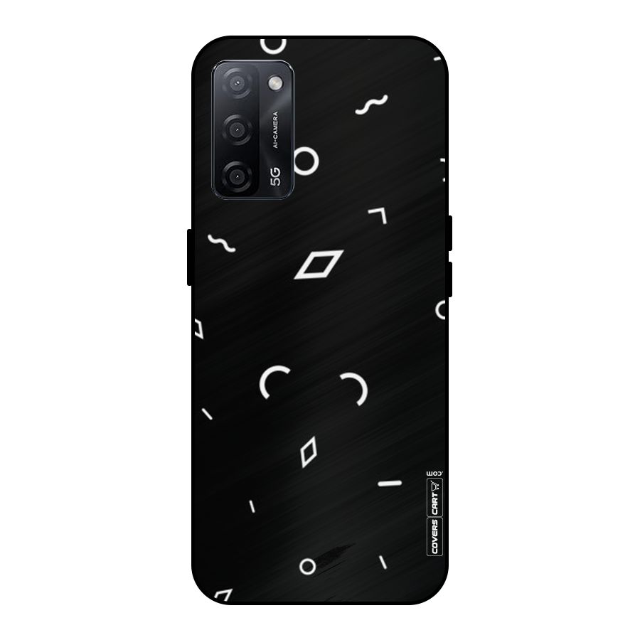 Minimal Shapes Metal Back Case for Oppo A53s 5G