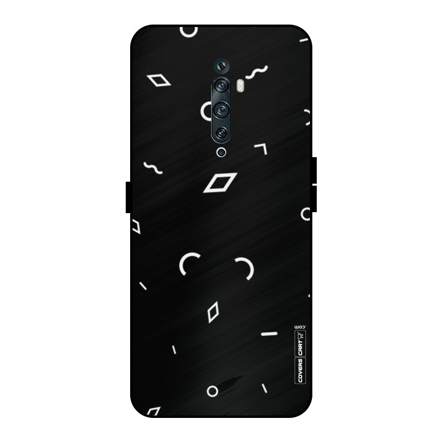 Minimal Shapes Metal Back Case for Oppo Reno2 Z