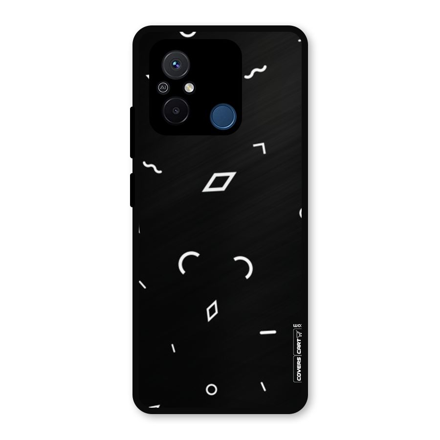Minimal Shapes Metal Back Case for Poco C55
