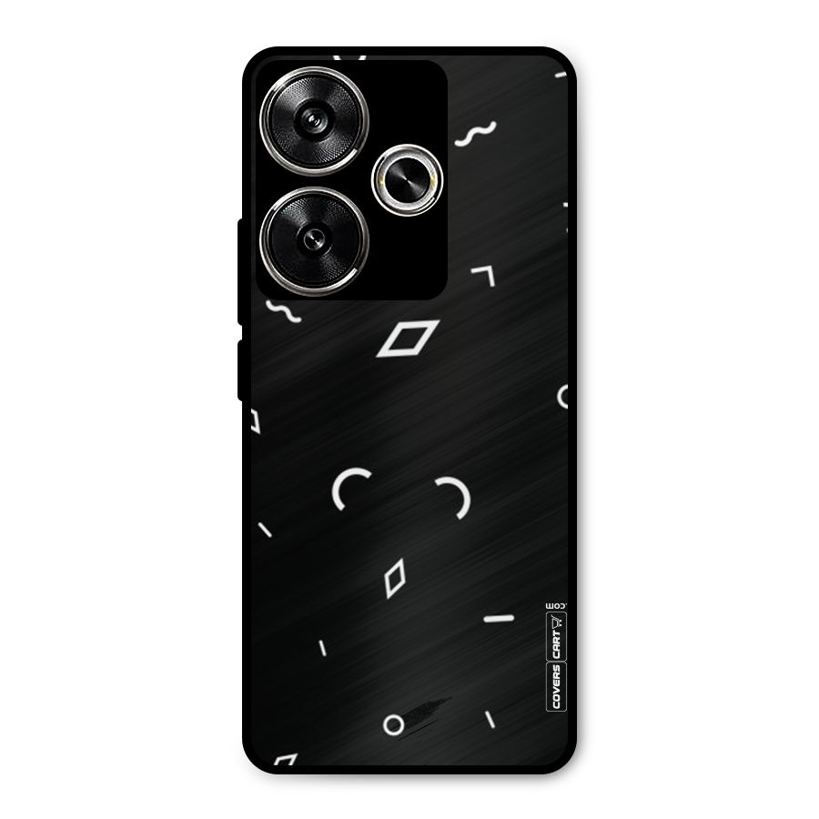 Minimal Shapes Metal Back Case for Poco F6