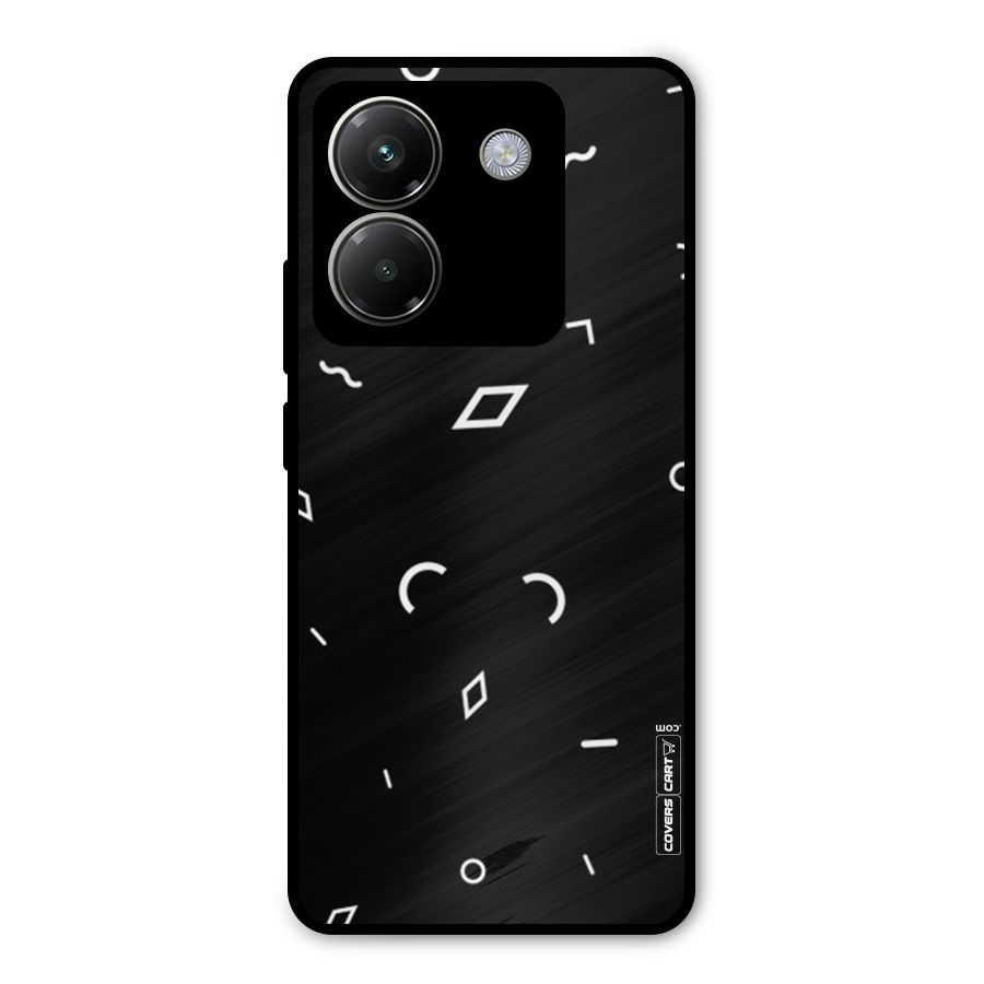 Minimal Shapes Metal Back Case for Poco M7 Pro 5G