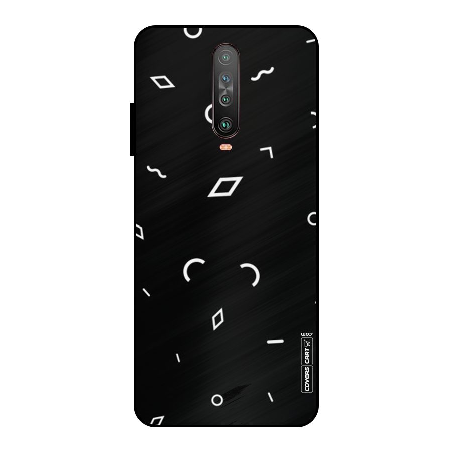 Minimal Shapes Metal Back Case for Poco X2