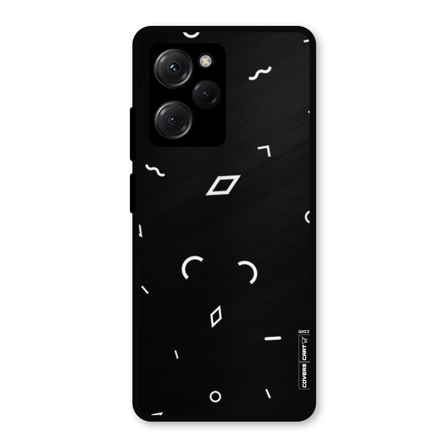 Minimal Shapes Metal Back Case for Poco X5 Pro