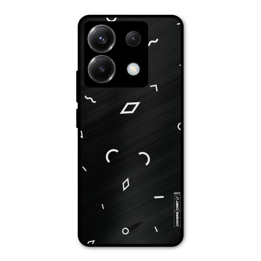 Minimal Shapes Metal Back Case for Poco X6