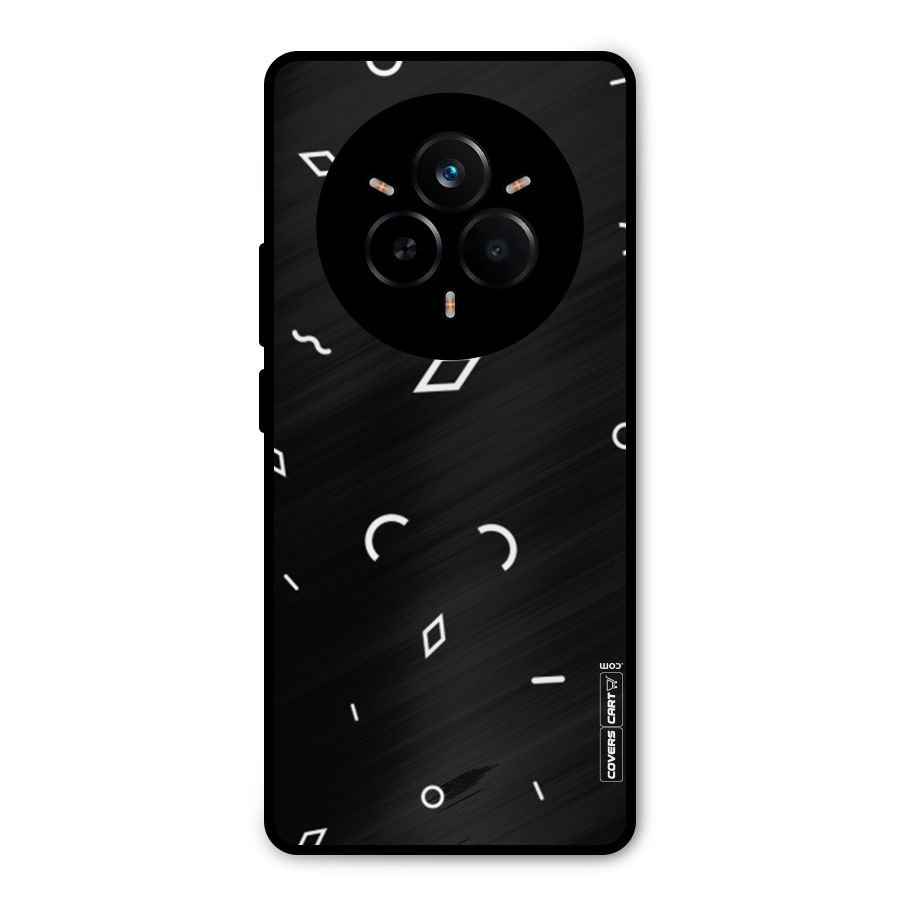 Minimal Shapes Metal Back Case for Realme 14 Pro