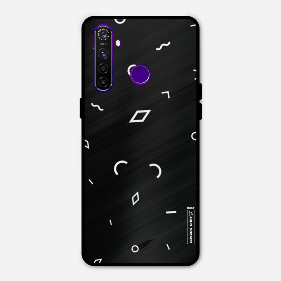 Minimal Shapes Metal Back Case for Realme 5 Pro