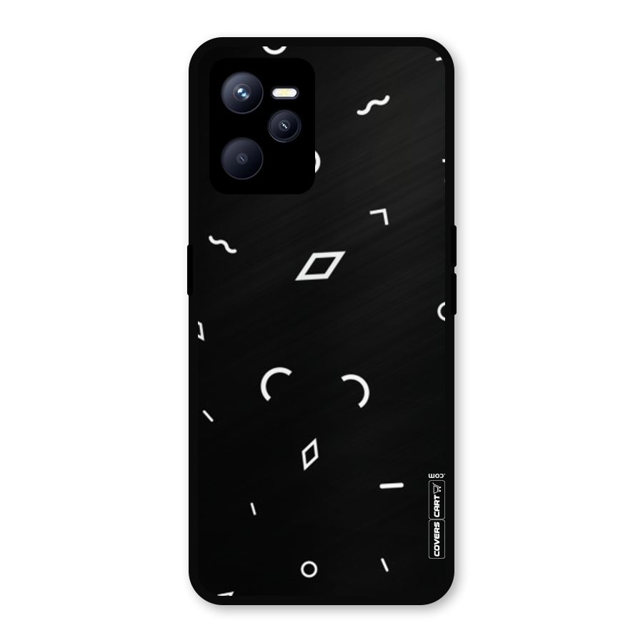 Minimal Shapes Metal Back Case for Realme C35