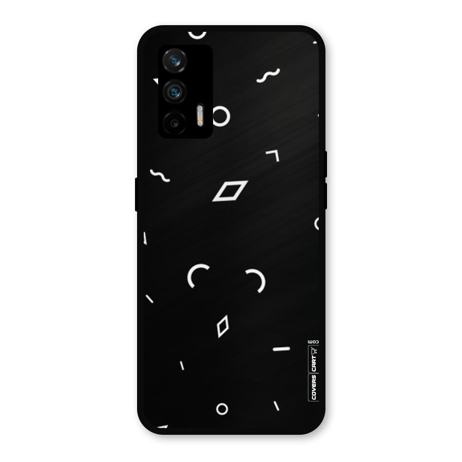 Minimal Shapes Metal Back Case for Realme GT 5G