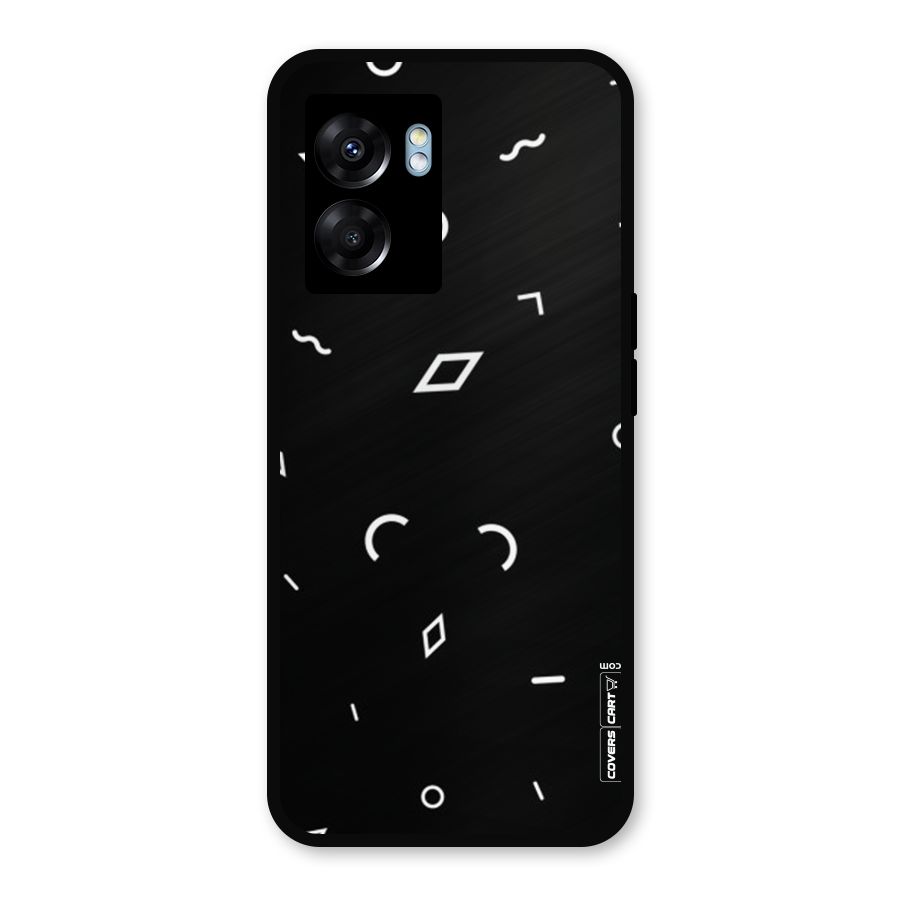 Minimal Shapes Metal Back Case for Realme Narzo 50 5G