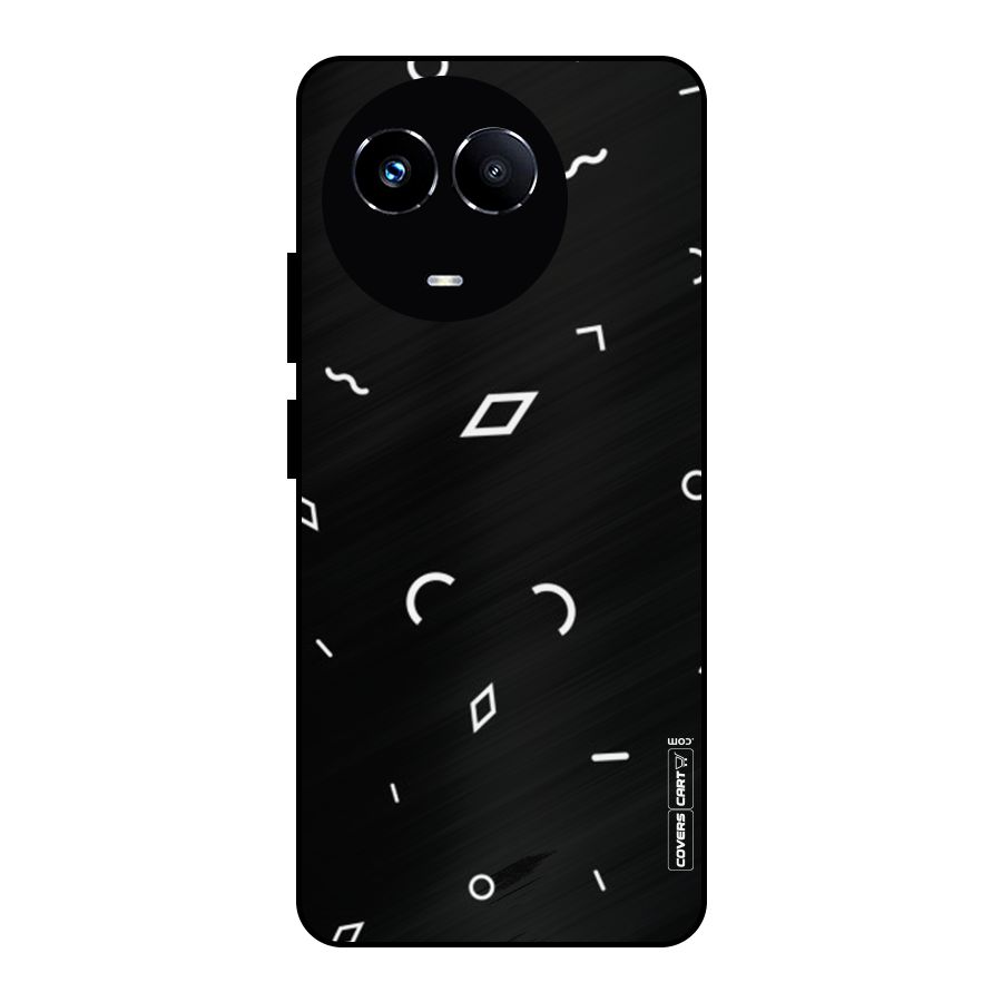 Minimal Shapes Metal Back Case for Realme Narzo 60X