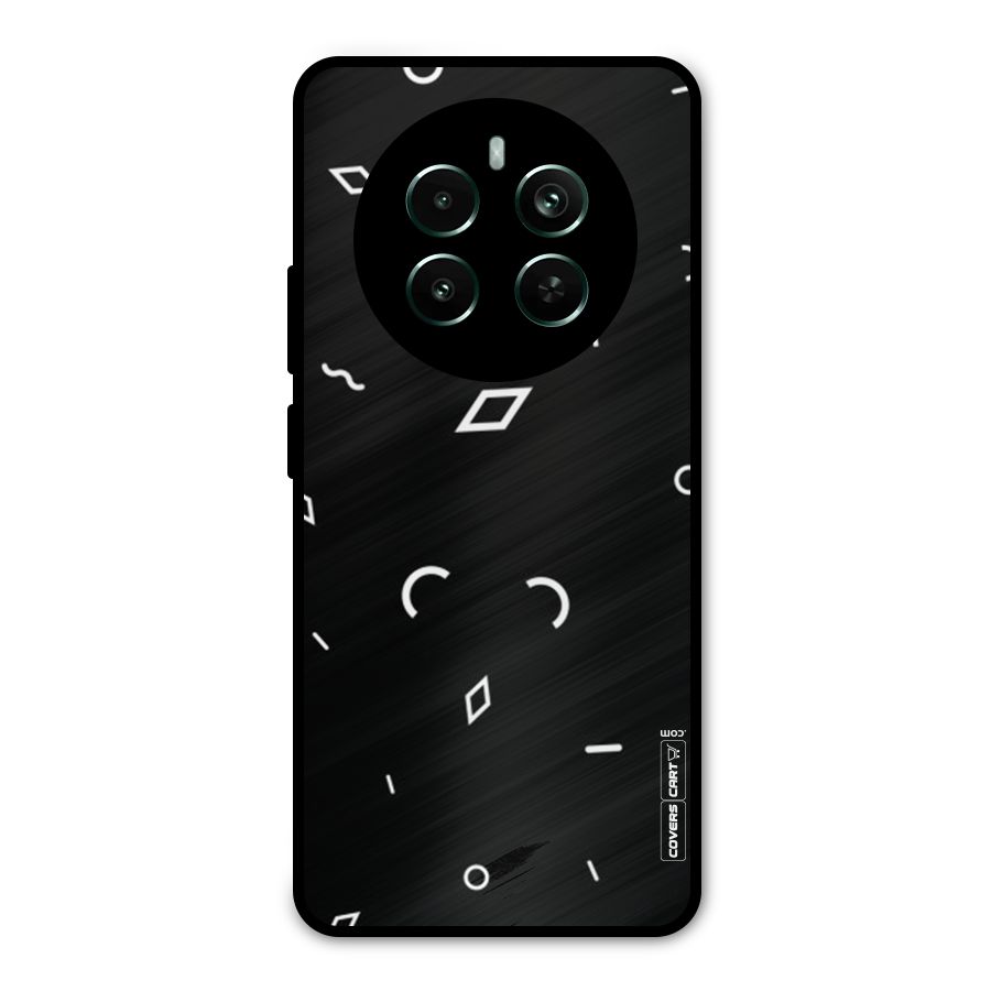 Minimal Shapes Metal Back Case for Realme Narzo 70 Pro