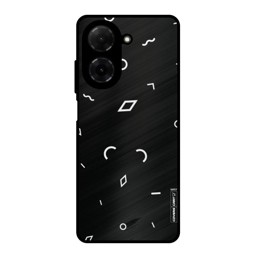 Minimal Shapes Metal Back Case for Redmi A5 4G
