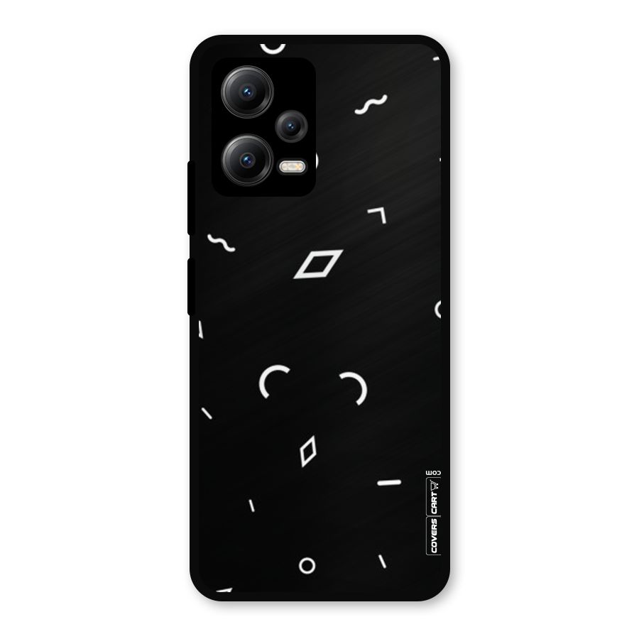 Minimal Shapes Metal Back Case for Redmi Note 12 5G
