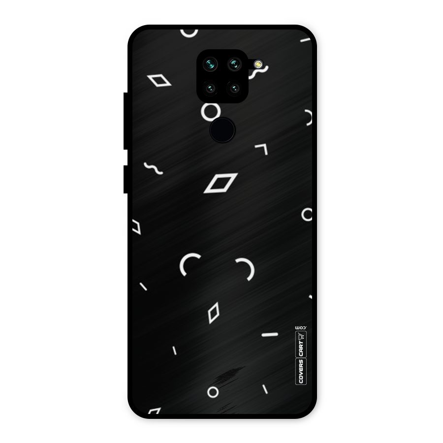 Minimal Shapes Metal Back Case for Redmi Note 9