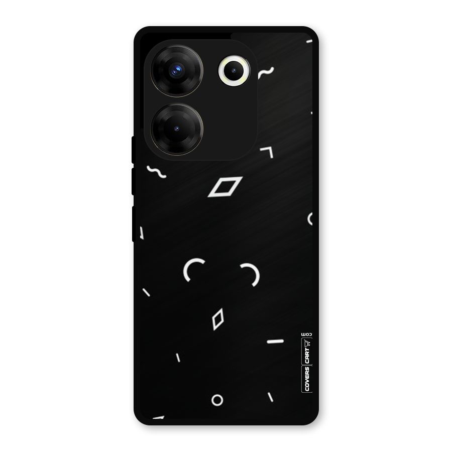 Minimal Shapes Metal Back Case for Tecno Camon 20