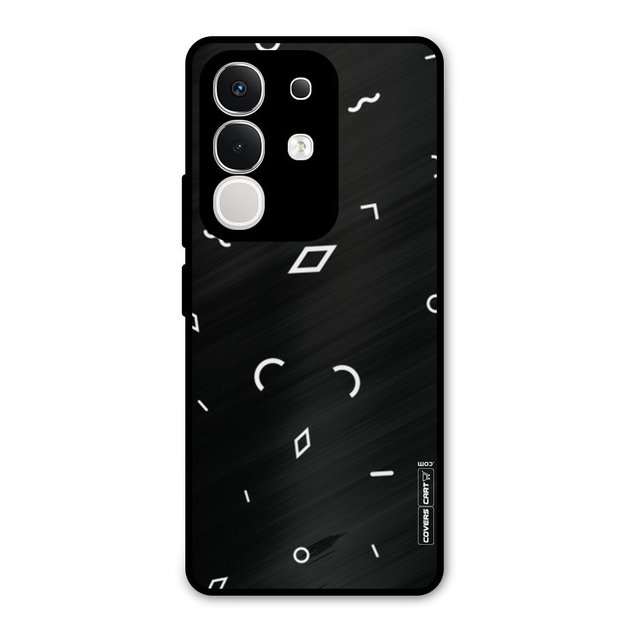 Minimal Shapes Metal Back Case for Vivo T4x
