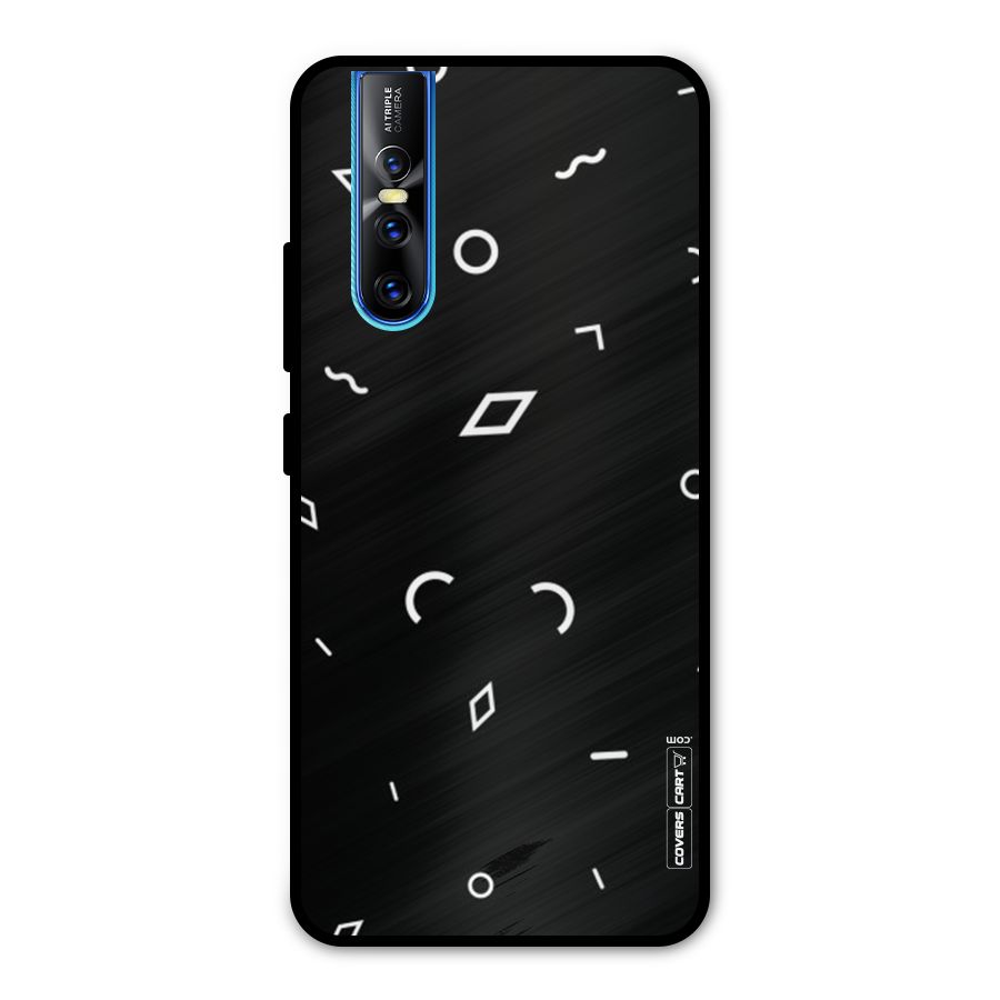 Minimal Shapes Metal Back Case for Vivo V15 Pro