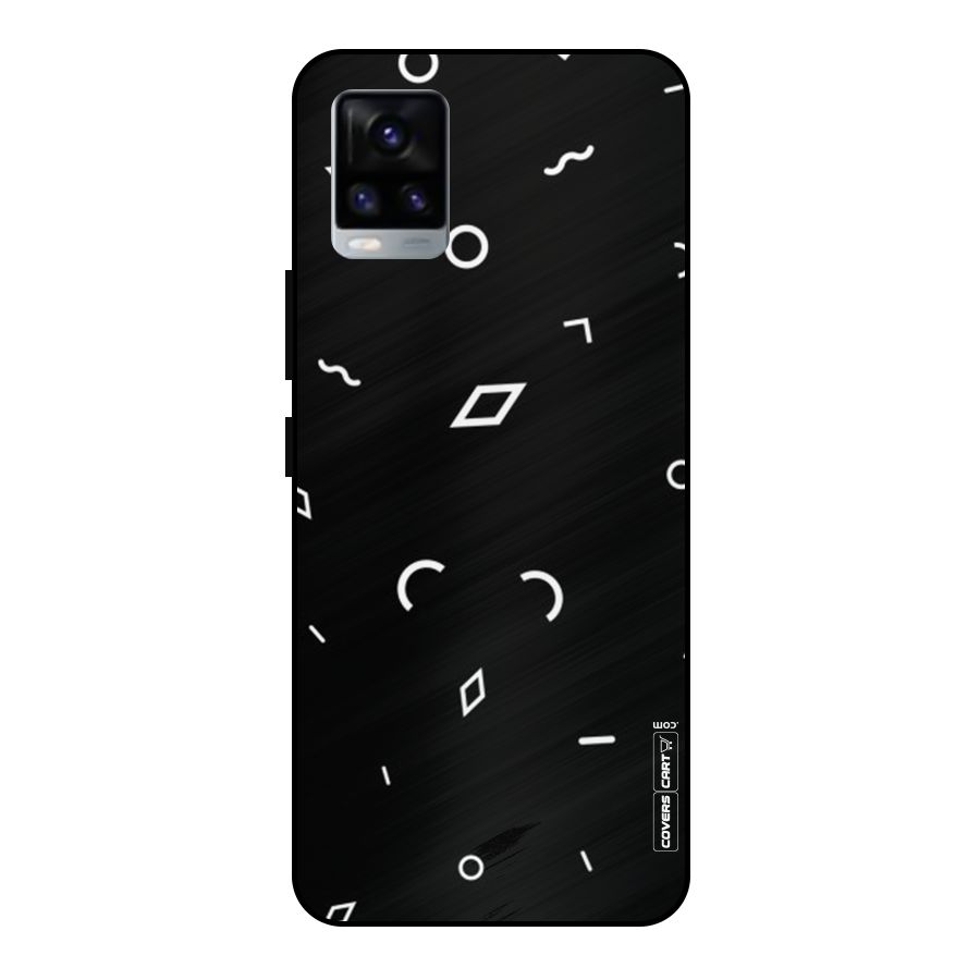 Minimal Shapes Metal Back Case for Vivo V20