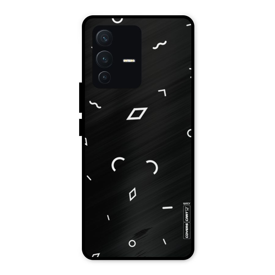 Minimal Shapes Metal Back Case for Vivo V23 5G