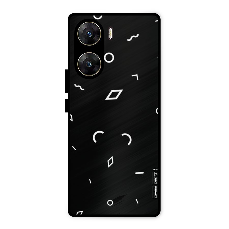 Minimal Shapes Metal Back Case for Vivo V29e