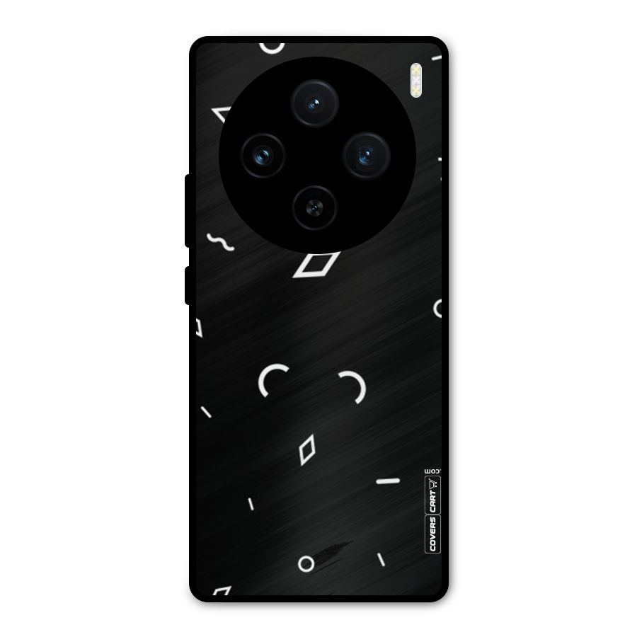 Minimal Shapes Metal Back Case for Vivo X100