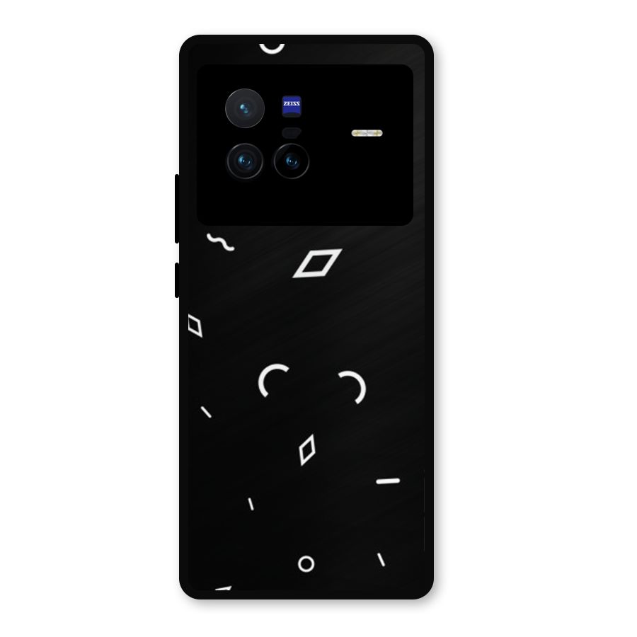 Minimal Shapes Metal Back Case for Vivo X80