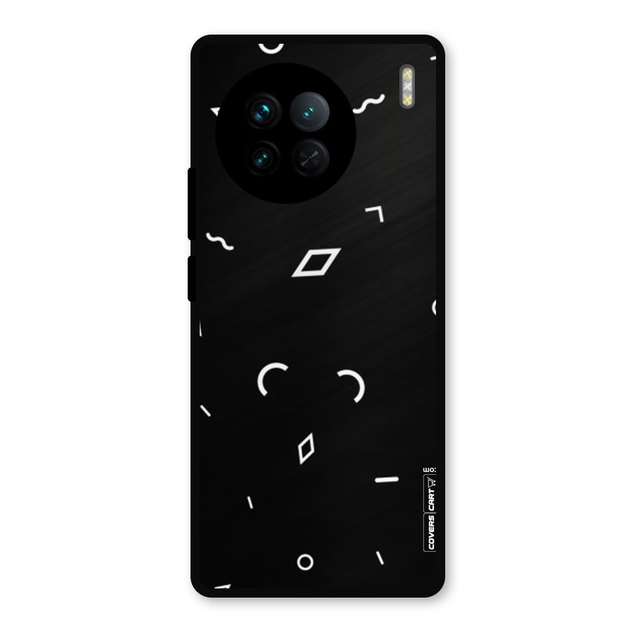 Minimal Shapes Metal Back Case for Vivo X90