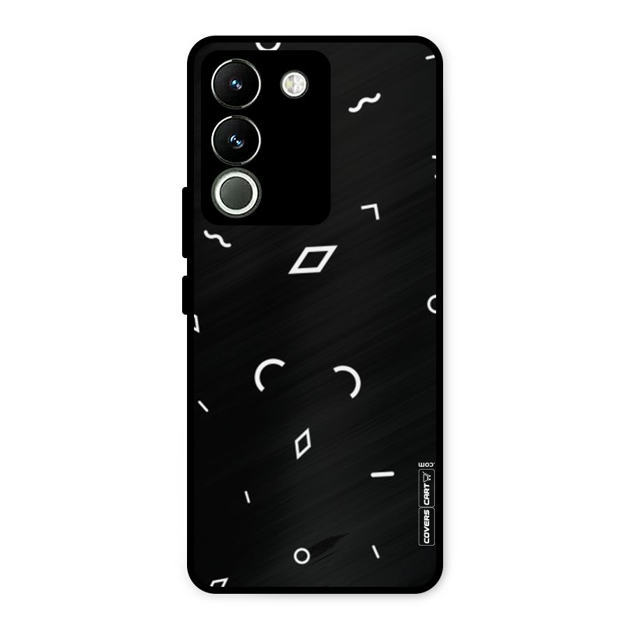 Minimal Shapes Metal Back Case for Vivo Y200