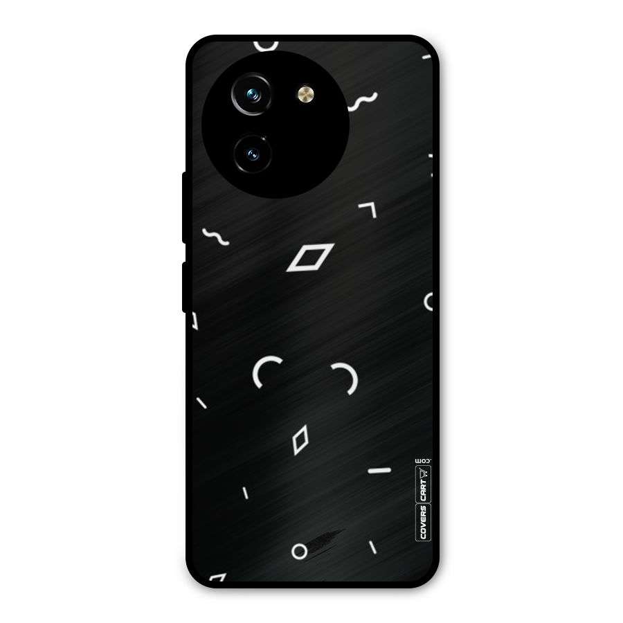 Minimal Shapes Metal Back Case for Vivo Y200i