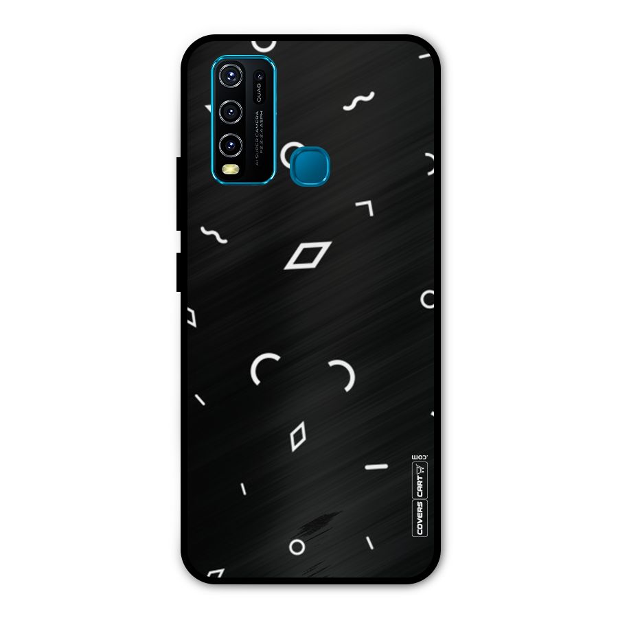 Minimal Shapes Metal Back Case for Vivo Y30