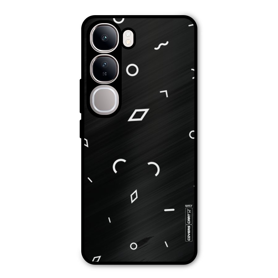 Minimal Shapes Metal Back Case for Vivo Y300