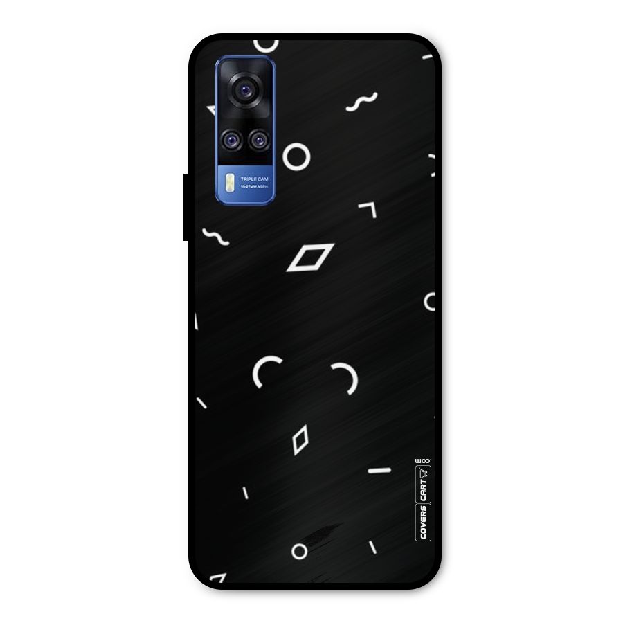 Minimal Shapes Metal Back Case for Vivo Y51A