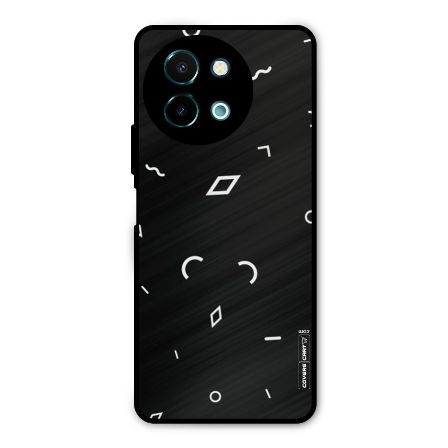 Minimal Shapes Metal Back Case for Vivo Y58