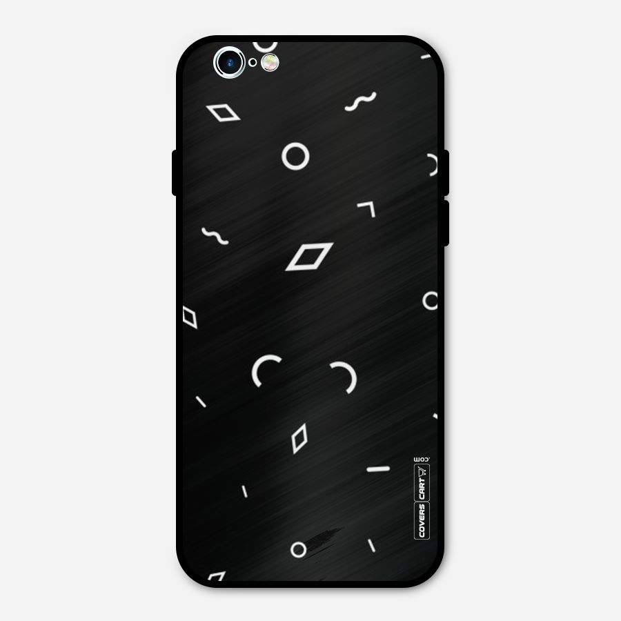 Minimal Shapes Metal Back Case for iPhone 6 6s