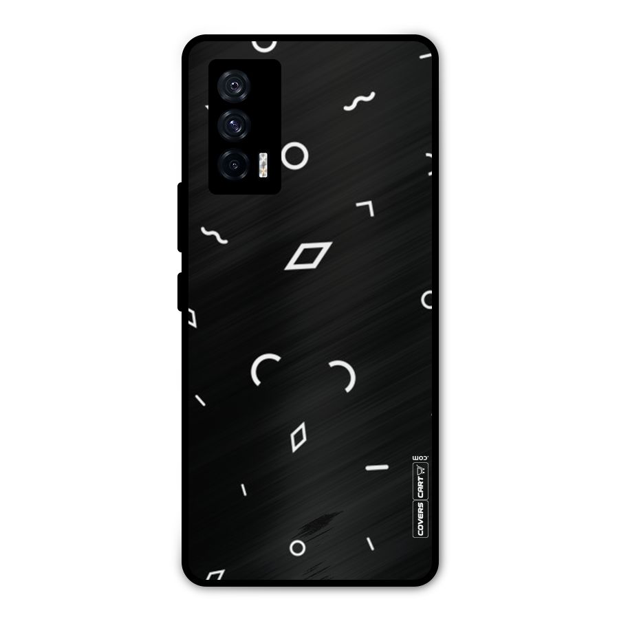 Minimal Shapes Metal Back Case for iQOO 7 5G