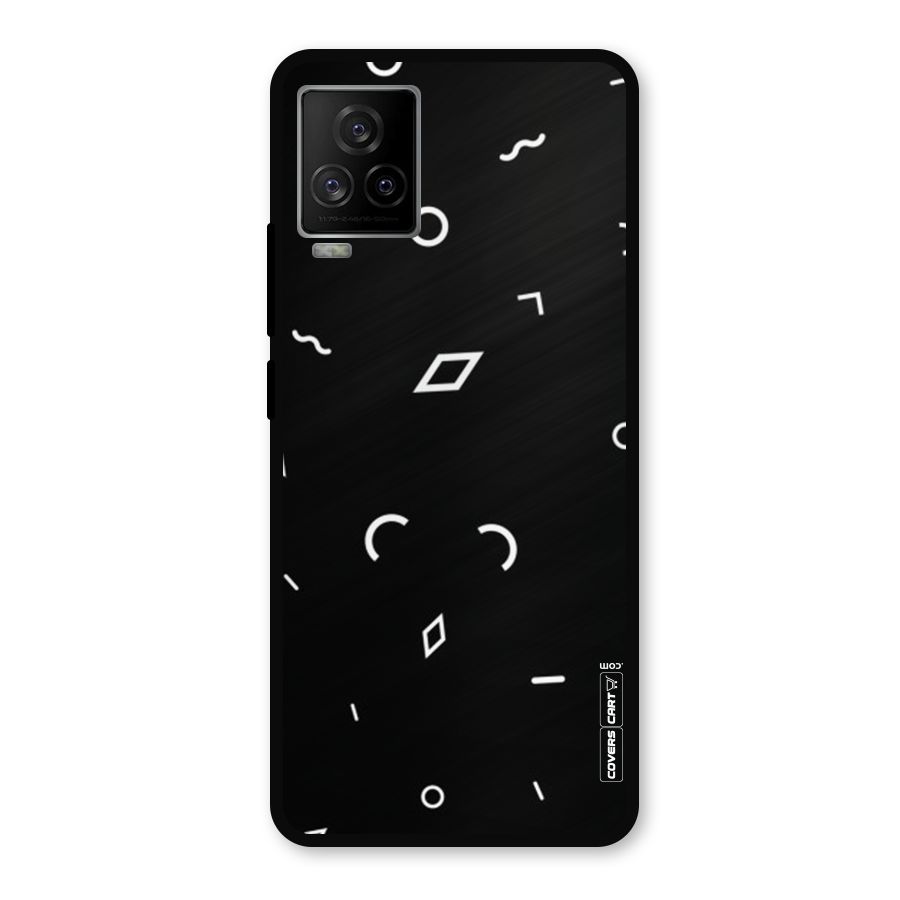 Minimal Shapes Metal Back Case for iQOO 7 Legend 5G
