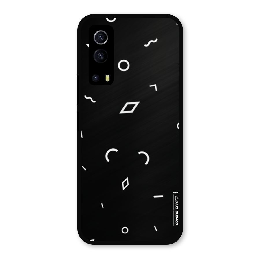 Minimal Shapes Metal Back Case for iQOO Z3