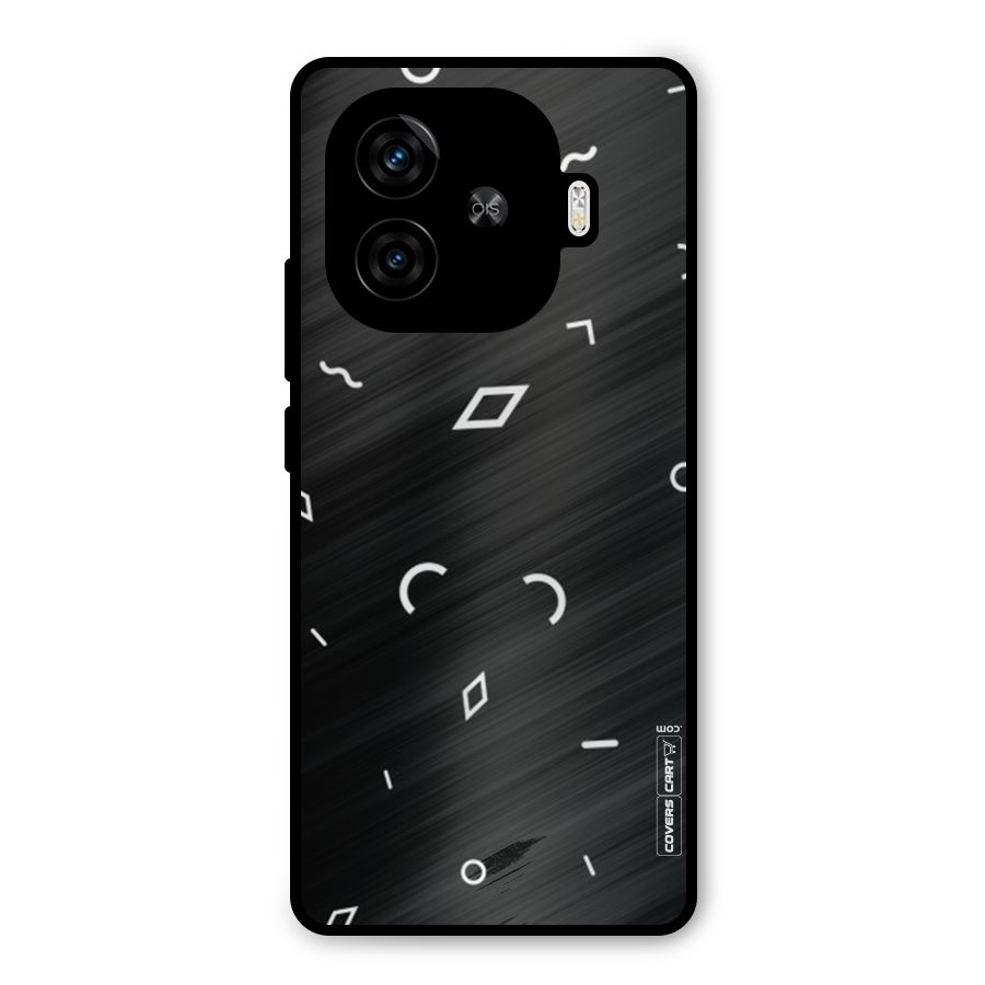 Minimal Shapes Metal Back Case for iQOO Z9 Turbo