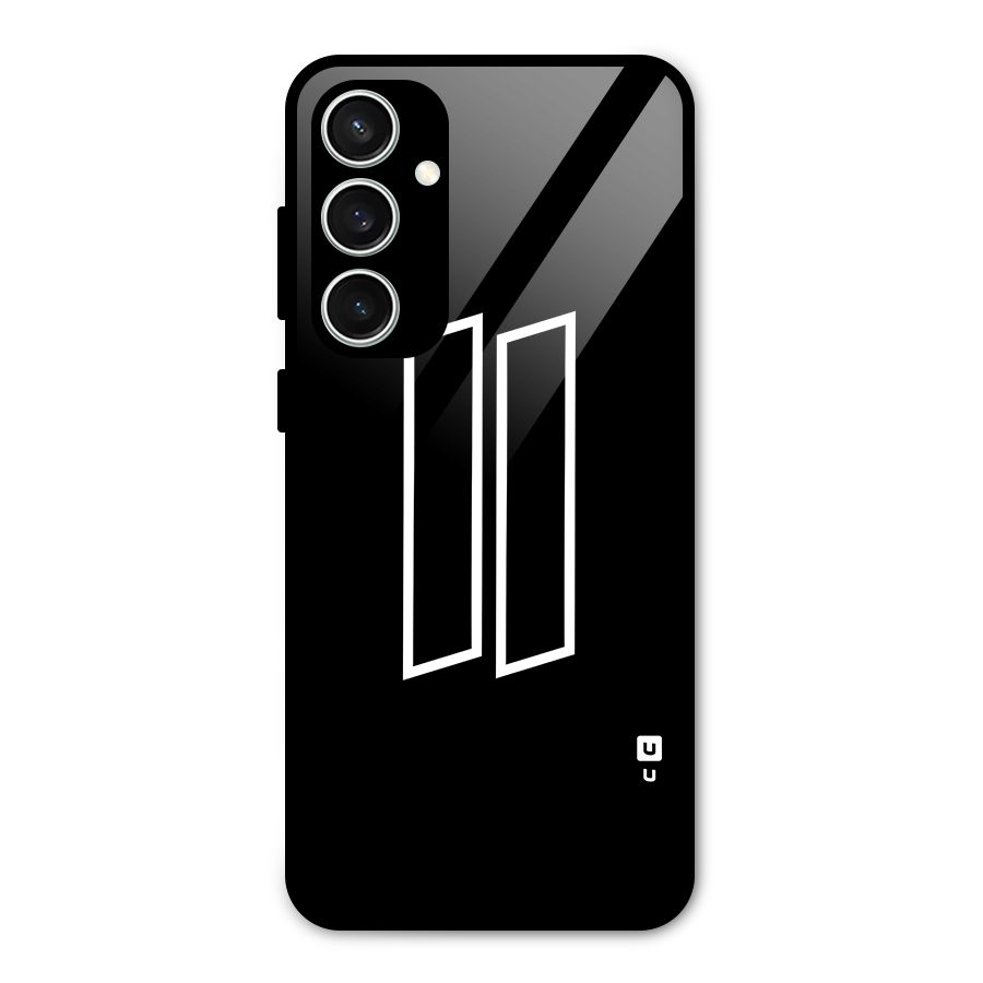 Minimal Slant Rectangles Glass Back Case for Galaxy S23 FE