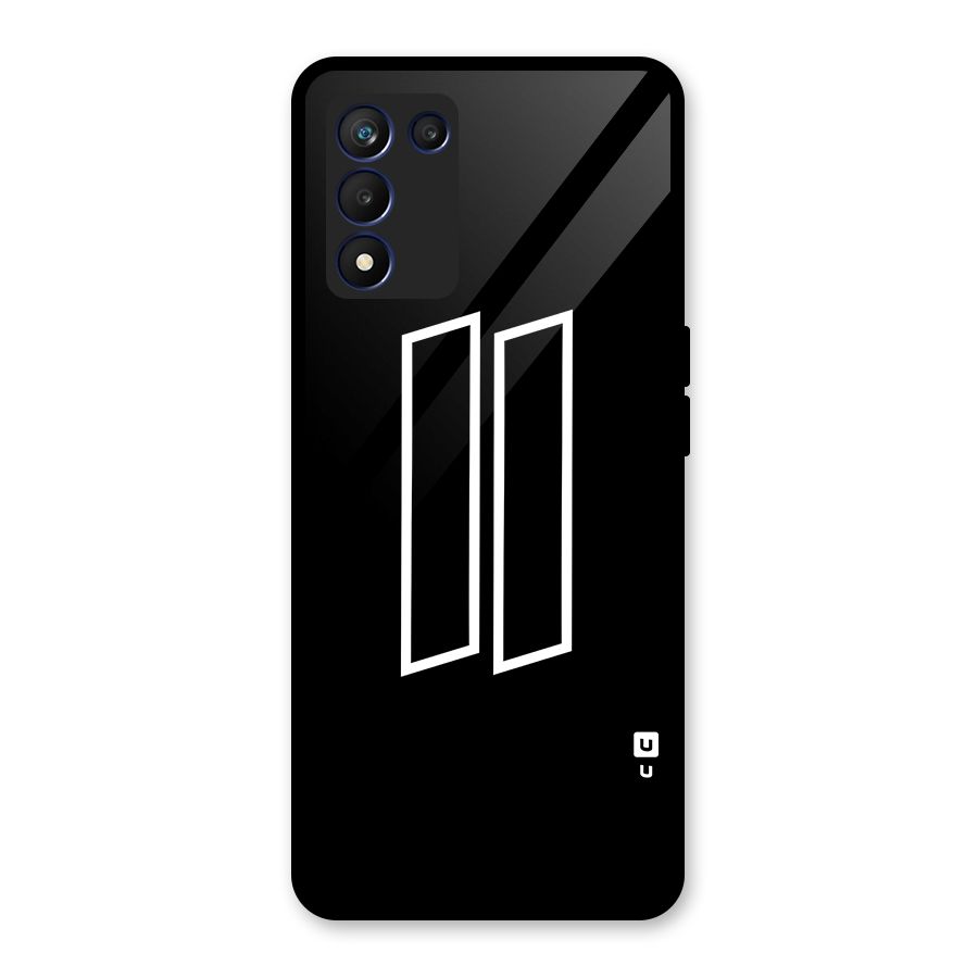 Minimal Slant Rectangles Glass Back Case for Realme 9 5G Speed