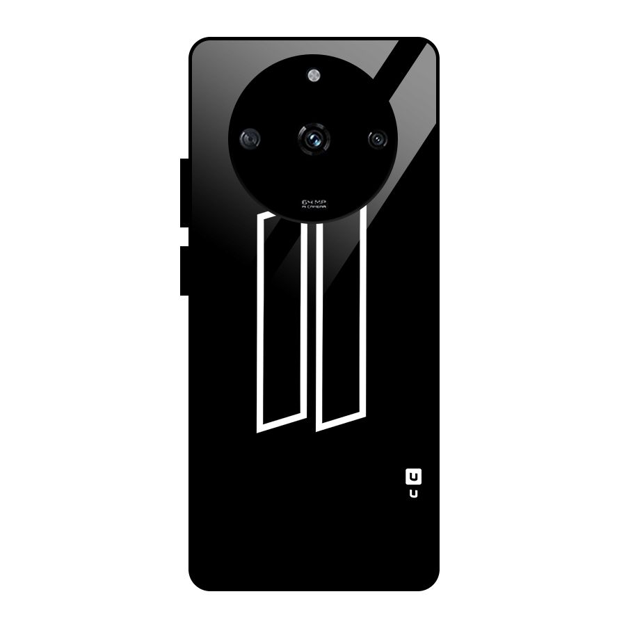 Minimal Slant Rectangles Glass Back Case for Realme Narzo 60 5G