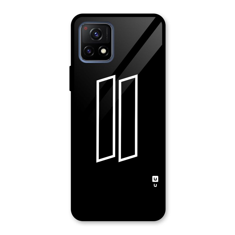 Minimal Slant Rectangles Glass Back Case for Vivo Y72 5G